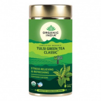 Чай листовой Tulsi Green Tea 100 гр. ORGANIC INDIA Чай листовой Tulsi Green Tea 100 гр. ORGANIC INDIA